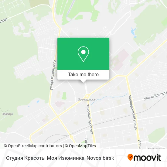 Студия Красоты Моя Изюминка map