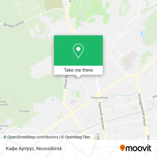 Кафе Артрус map