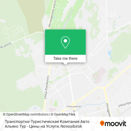 Транспортно-Туристическая Компания Авто Альянс Тур - Цены на Услуги map