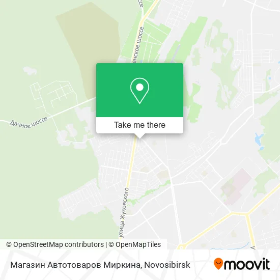 Магазин Автотоваров Миркина map