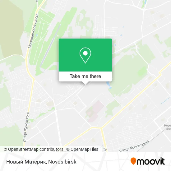 Новый Материк map