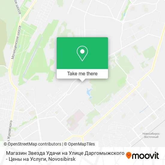 Магазин Звезда Удачи на Улице Даргомыжского - Цены на Услуги map