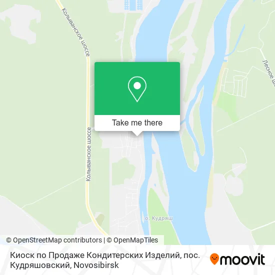 Киоск по Продаже Кондитерских Изделий, пос. Кудряшовский map