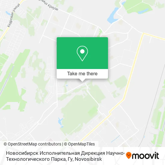 Новосибирск Исполнительная Дирекция Научно-Технологического Парка, Гу map