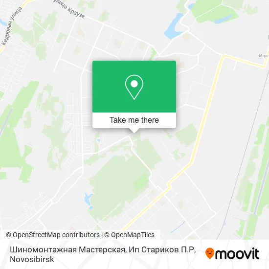 Шиномонтажная Мастерская, Ип Стариков П.Р map