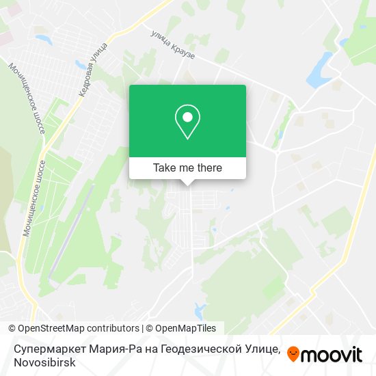 Супермаркет Мария-Ра на Геодезической Улице map