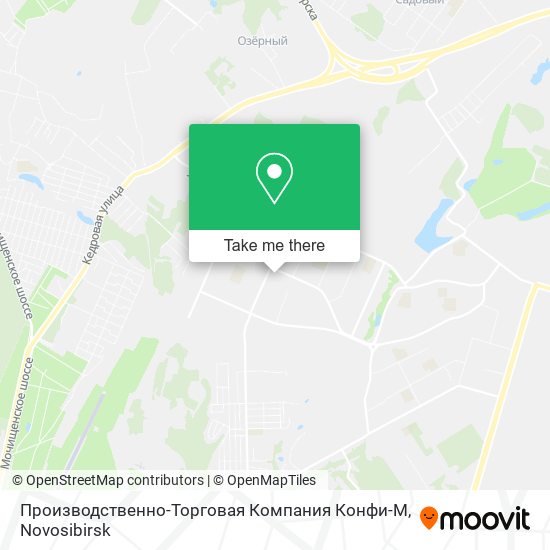 Производственно-Торговая Компания Конфи-М map