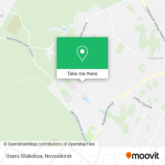 Ozero Glubokoe map