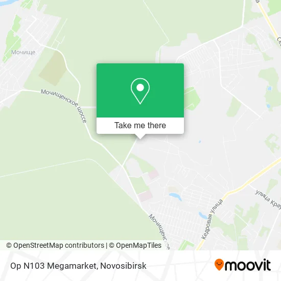 Op N103 Megamarket map