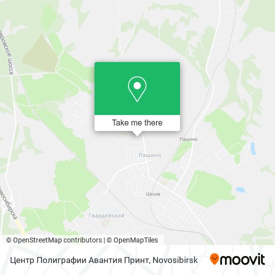 Центр Полиграфии Авантия Принт map