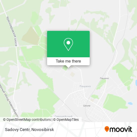 Sadovy Centr map