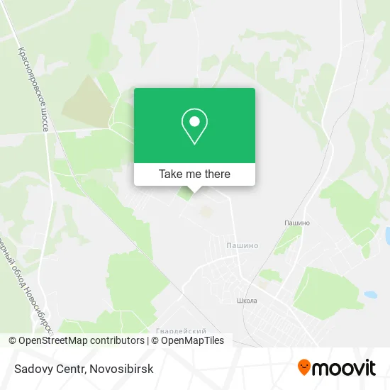 Sadovy Centr map