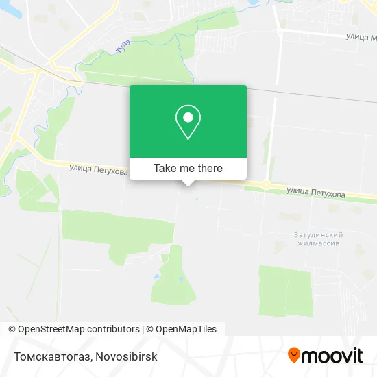 Томскавтогаз map