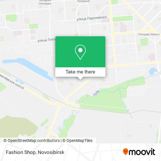 Fashion Shop map