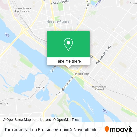 Гостиниц Net на Большевистской map