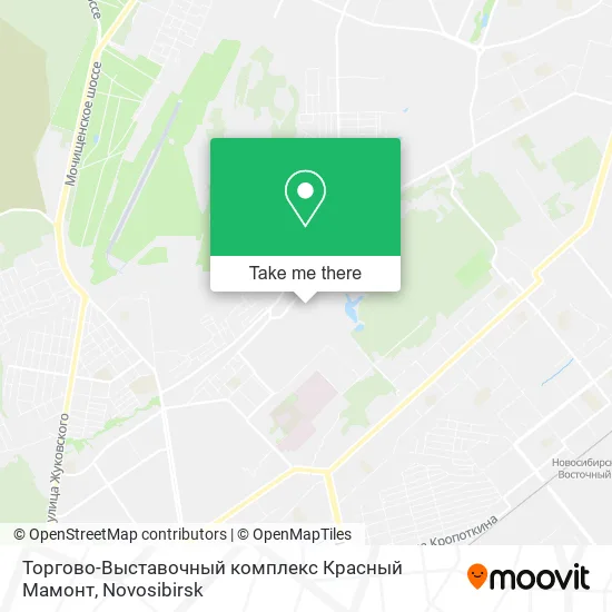 Торгово-Выставочный комплекс Красный Мамонт map