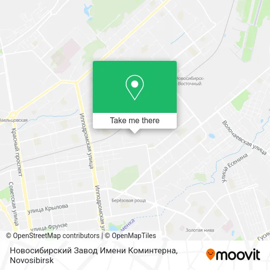 Новосибирский Завод Имени Коминтерна map