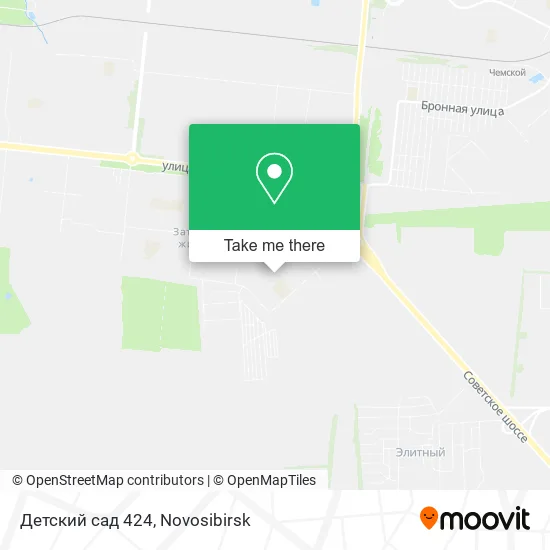 Детский сад 424 map