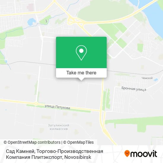 Сад Камней, Торгово-Производственная Компания Плитэкспорт map