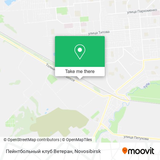 Пейнтбольный клуб Ветеран map