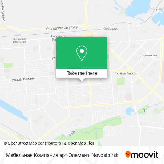 Мебельная Компания арт-Элемент map