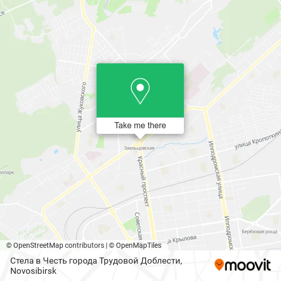 Стела в Честь города Трудовой Доблести map