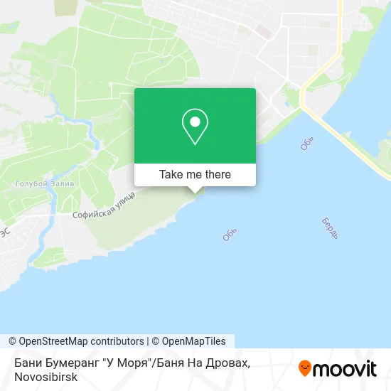 Бани Бумеранг "У Моря" / Баня На Дровах map