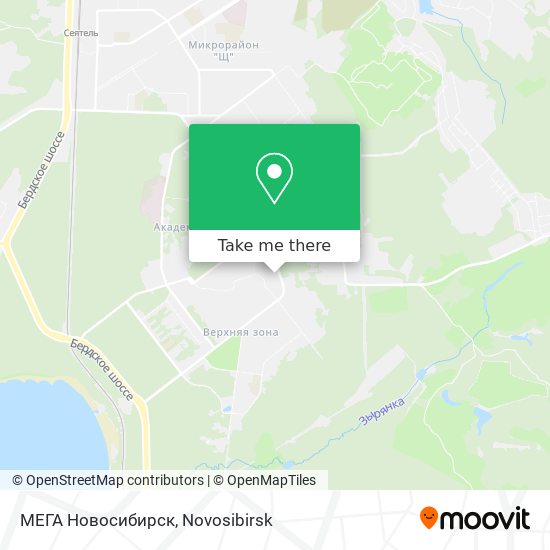 МЕГА Новосибирск map