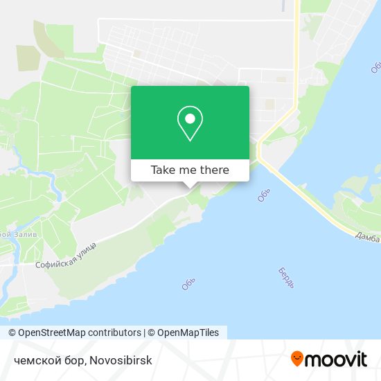 чемской бор map