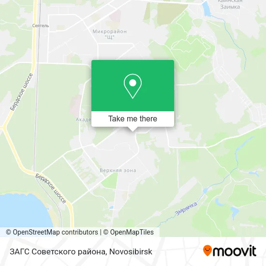 ЗАГС Советского района map