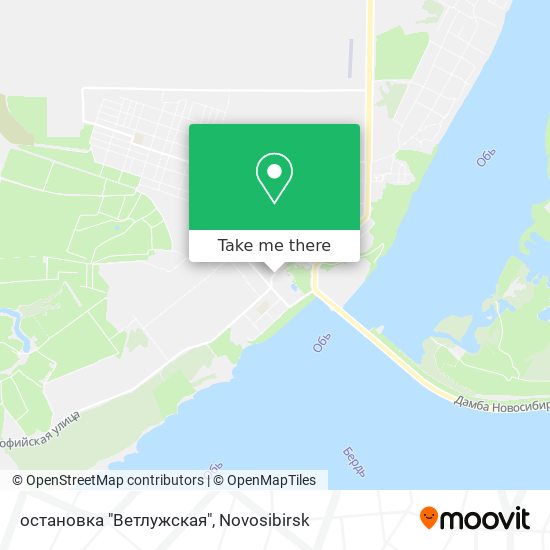 остановка "Ветлужская" map