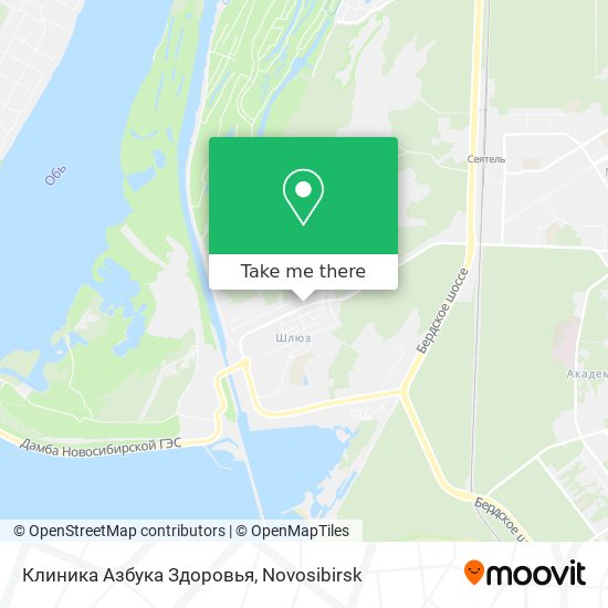 Клиника Азбука Здоровья map