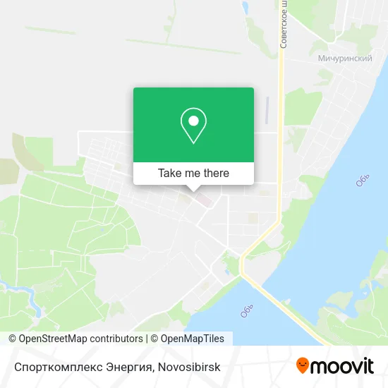 Спорткомплекс Энергия map