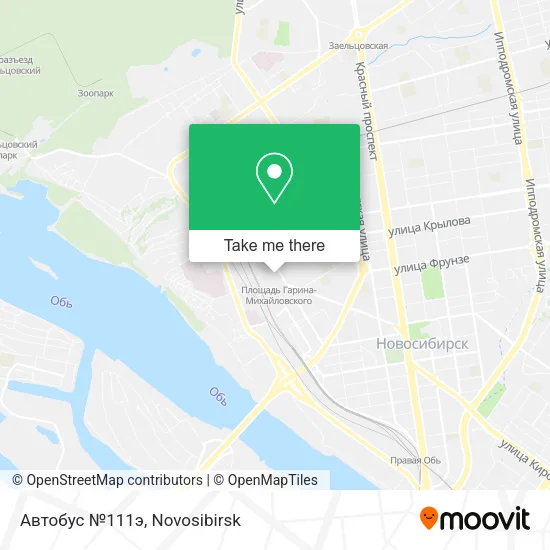 Автобус №111э map