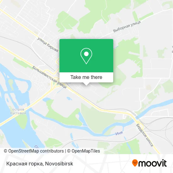 Красная горка map