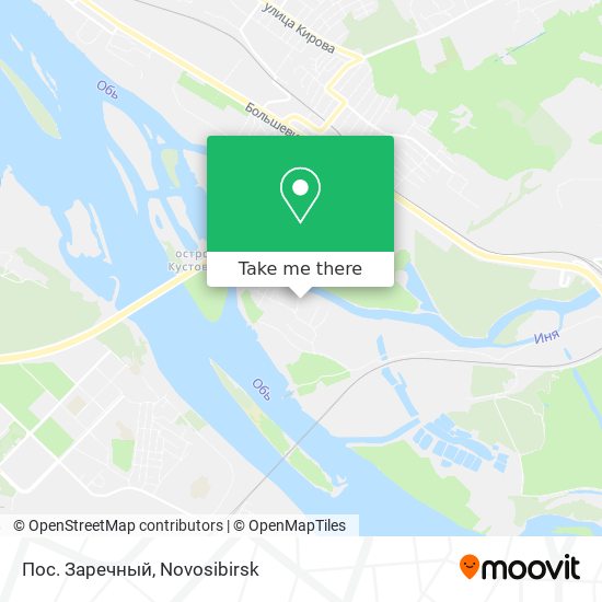 Пос. Заречный map