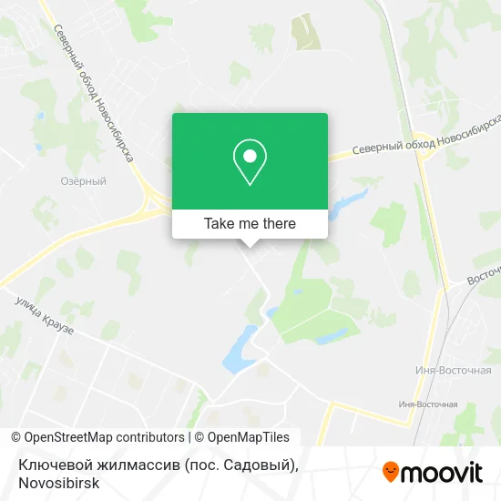 Ключевой жилмассив (пос. Садовый) map
