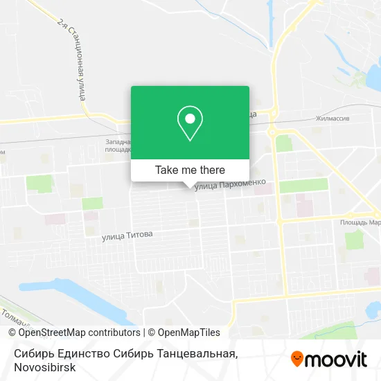 Сибирь Единство Сибирь Танцевальная map