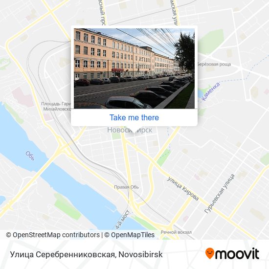 Улица Серебренниковская map
