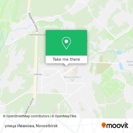 улица Иванова map