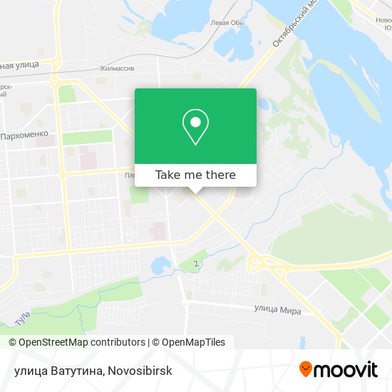 улица Ватутина map