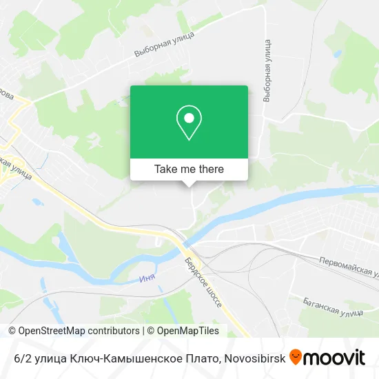 6 / 2 улица Ключ-Камышенское Плато map