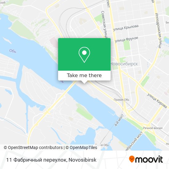 11 Фабричный переулок map