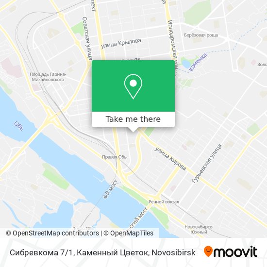 Сибревкома 7 / 1, Каменный Цветок map