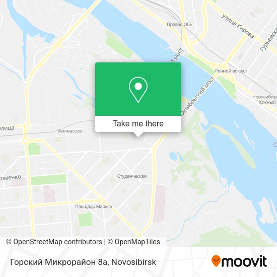 Горский Микрорайон 8а map