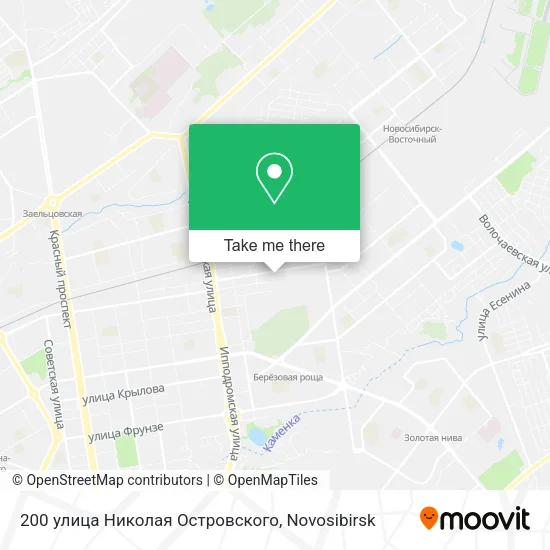 200 улица Николая Островского map