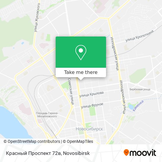 Красный Проспект 72в map