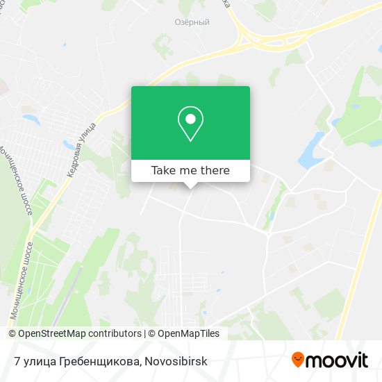 7 улица Гребенщикова map