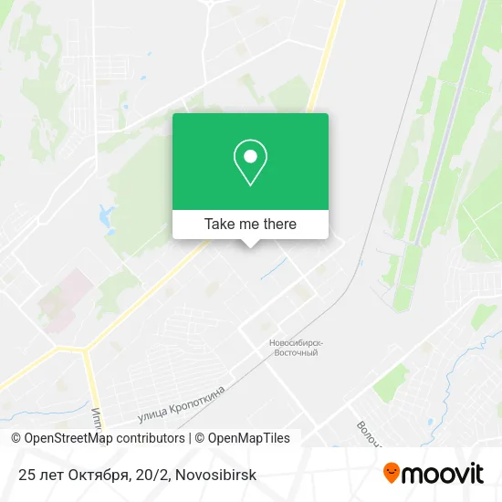 25 лет Октября, 20/2 map