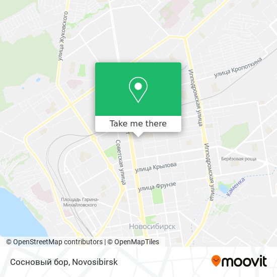 Сосновый бор map